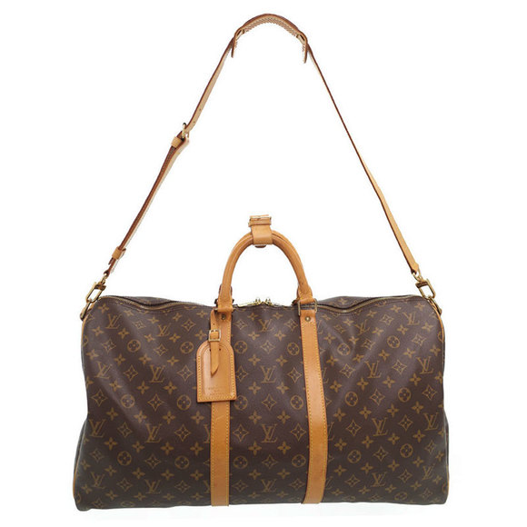 Louis Vuitton Monogram Bandouliere Bag Keepall Travel Boston - Picture 1 of 8